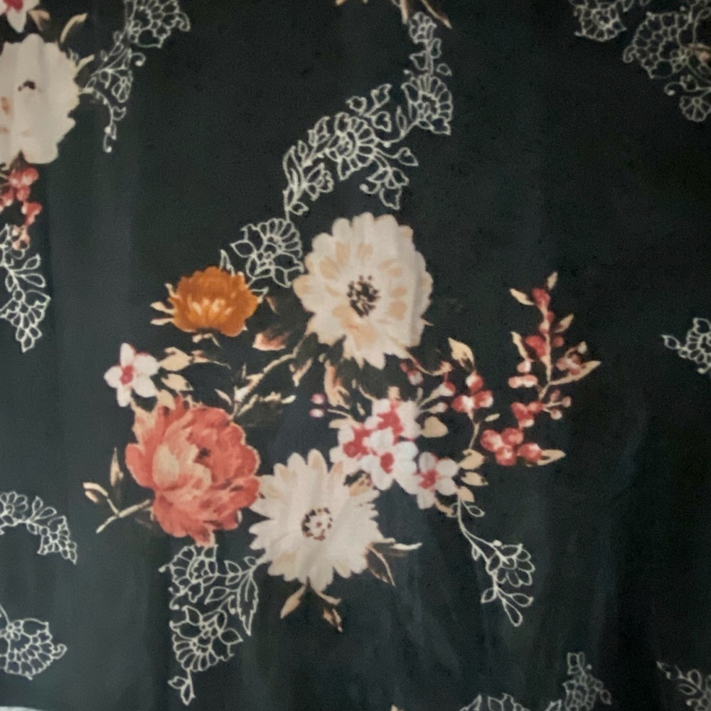 Torrid floral tulle overlay A-line skirt, Sz. 4X - Picture 9 of 9